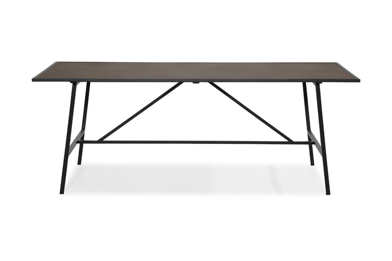 Dipali Spisebord 204 cm - Brun/Sort - Møbler - Borde - Spisebord og køkkenbord