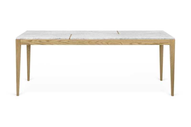Eacet Spisebord 95 cm Marmor Hvid - Temahome - Møbler - Borde - Spisebord og køkkenbord