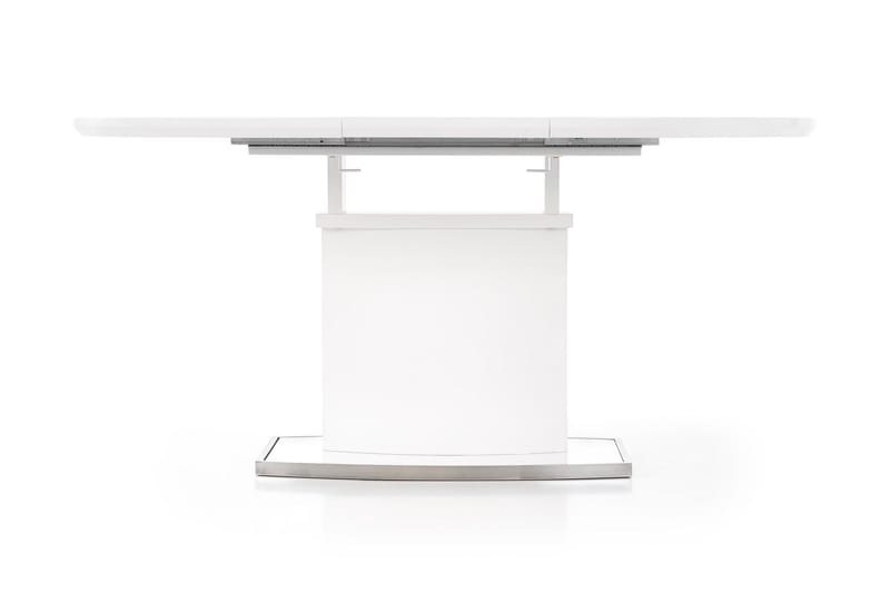 Earle Udvideligt Spisebord 120 cm Rund - Hvid - Møbler - Borde - Spisebord og køkkenbord