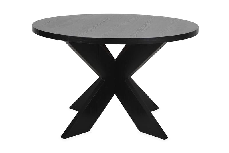 EHvide Spisebord 120 cm Rund - Sort - Møbler - Borde - Spisebord og køkkenbord