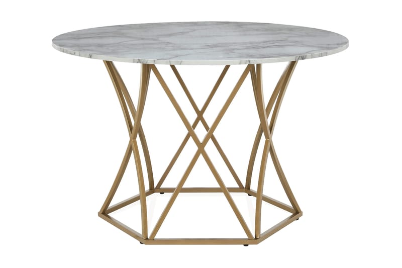 Elle Spisebord 121 cm Hvid - CosmoLiving - Møbler - Borde - Spisebord og køkkenbord