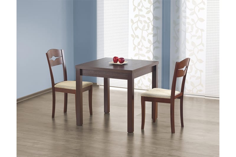 Grace Udvideligt Spisebord 80 cm - Mørk Valnød - Møbler - Borde - Spisebord og køkkenbord