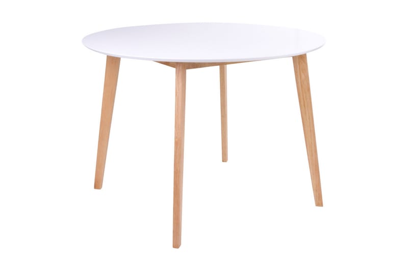 Gras spisebord 105 cm - Hvid - Møbler - Borde - Spisebord og køkkenbord