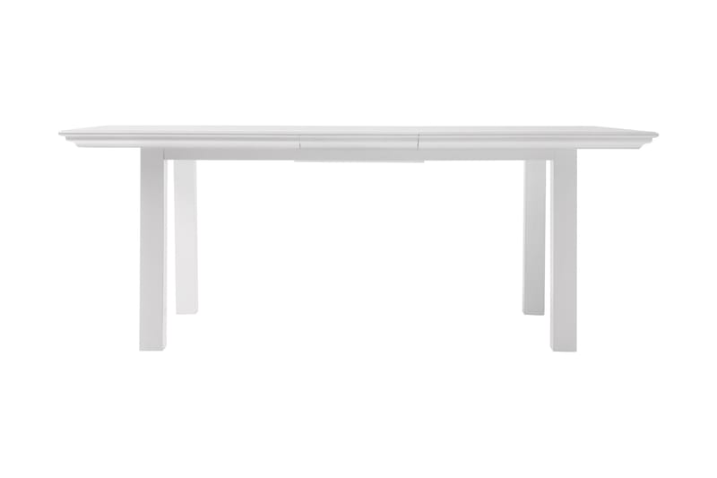 Halifax Udvideligt Spisebord 160 cm med Tillægsplade - Hvid - Møbler - Borde - Spisebord og køkkenbord
