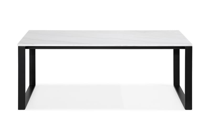 Hely Spisebord 200 cm - Hvid/Sort - Møbler - Borde - Spisebord og køkkenbord