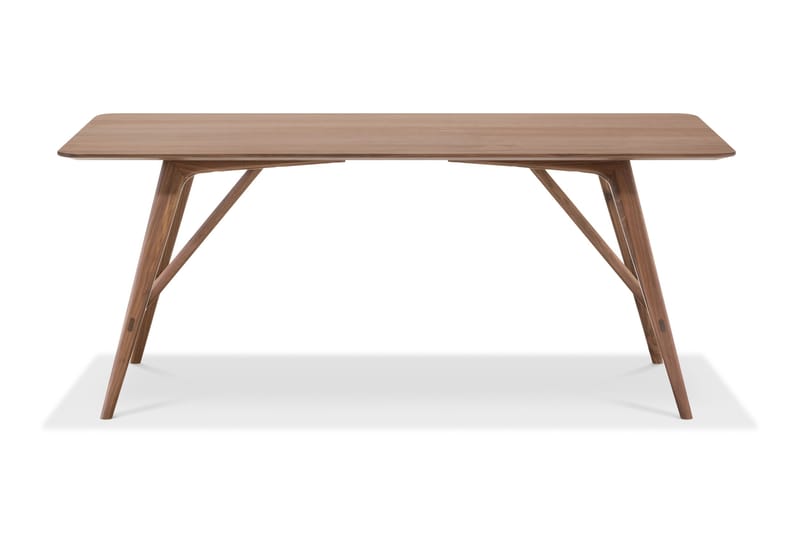 Jerup Spisebord 180 cm Massiv Valnød - Brun - Møbler - Borde - Spisebord og køkkenbord