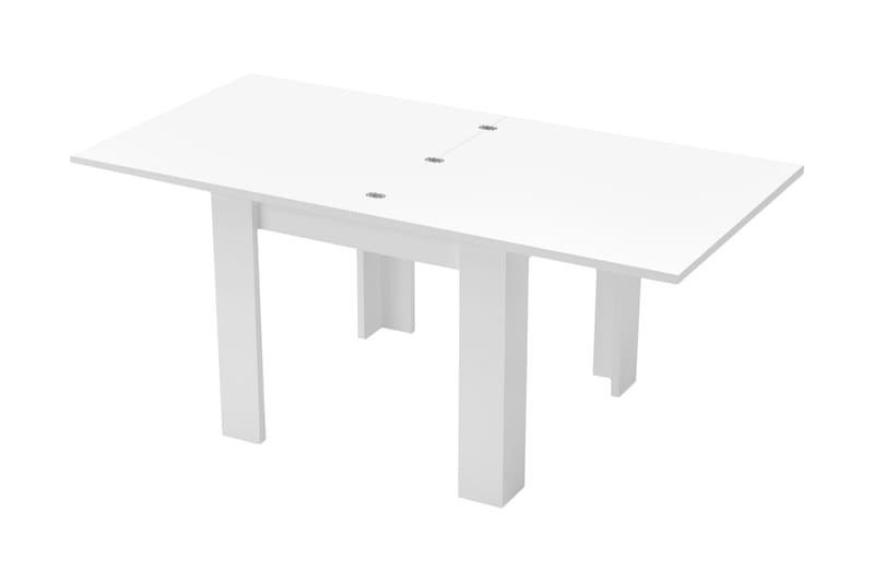 Jesin Udvideligt Spisebord 90 cm - Hvid Højglans - Møbler - Borde - Spisebord og køkkenbord