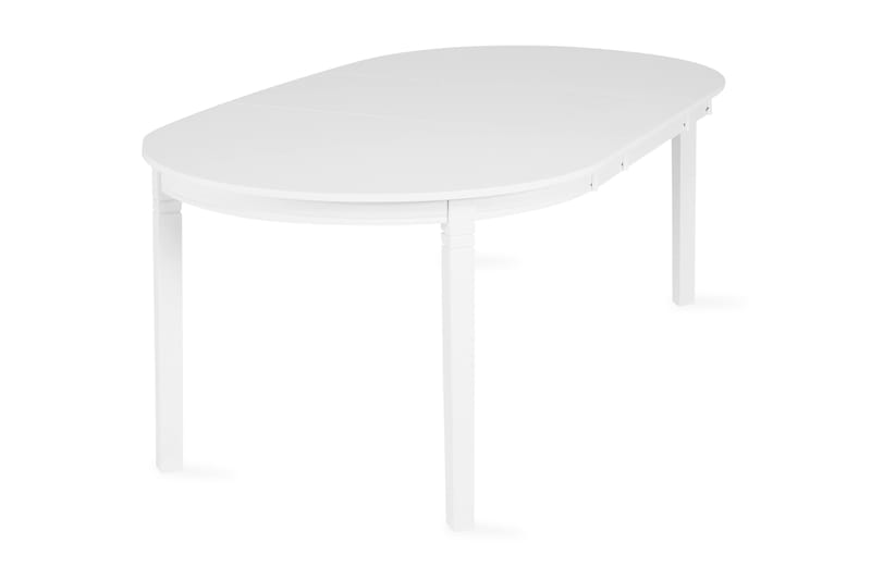 Läckö Spisebord 200 cm Oval - Hvid - Møbler - Borde - Spisebord og køkkenbord