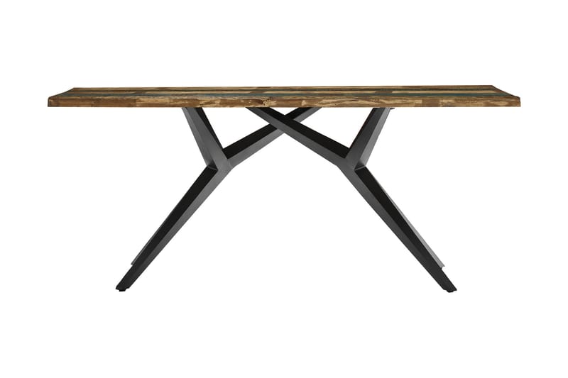 Laikera Spisebord 180x100 cm - Genbrugt Træ/Flerfarvet/Sort - Møbler - Borde - Spisebord og køkkenbord