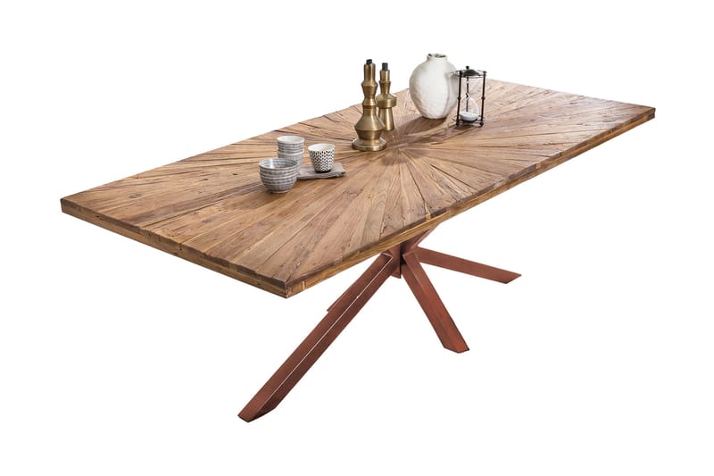 Laikera Spisebord 200x100 cm - Teak/Brun - Møbler - Borde - Spisebord og køkkenbord
