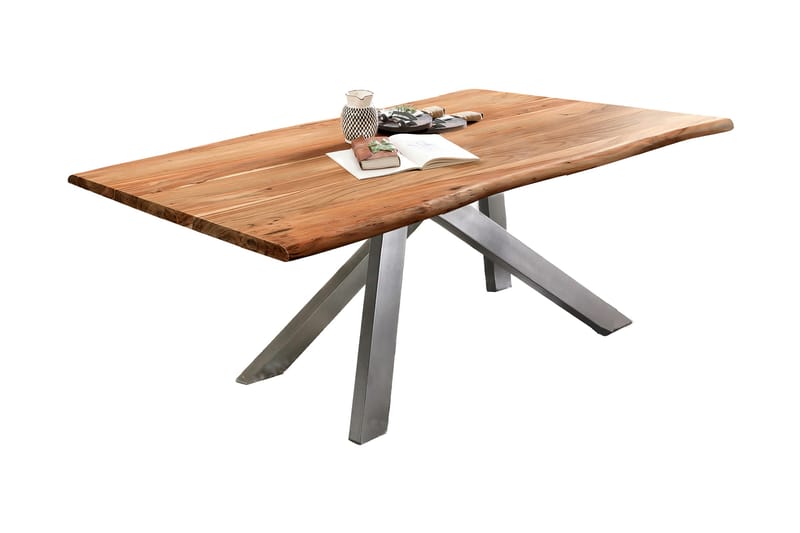 Laikera Spisebord 240 cm - Akacie/Sølv - Møbler - Borde - Spisebord og køkkenbord