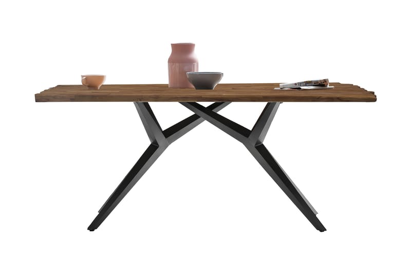 Laikera Spisebord 240 cm - Genbrugt Teak/Sort - Møbler - Borde - Spisebord og køkkenbord