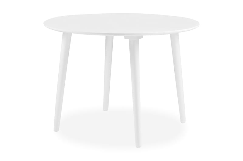 Livia Spisebord 106 cm Rund - Hvid - Møbler - Borde - Spisebord og køkkenbord