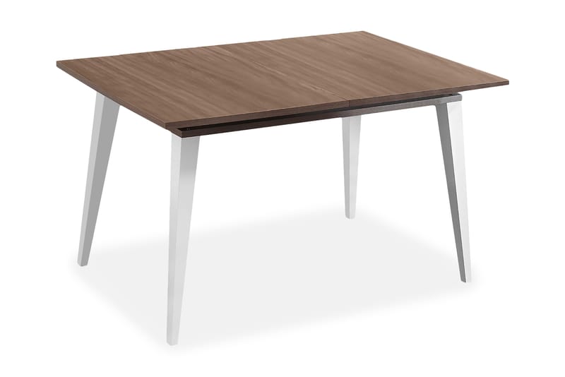 Luminet Udvideligt Spisebord 134 cm - Valnød/Hvid - Møbler - Borde - Spisebord og køkkenbord