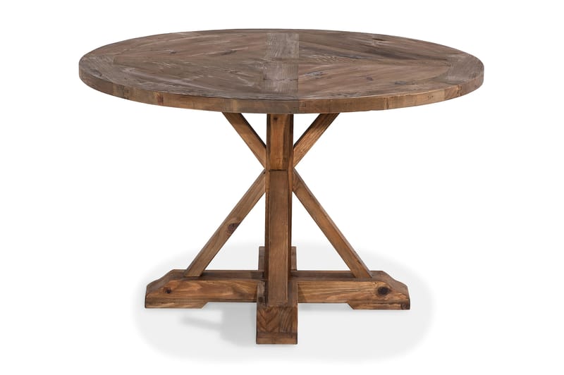Lyon Spisebord 120 cm Rund - Natur - Møbler - Borde - Spisebord og køkkenbord