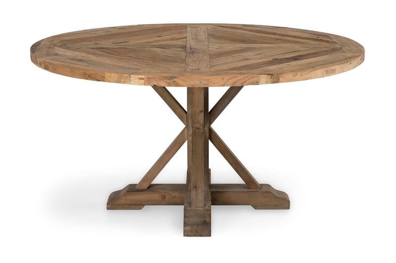 Lyon Spisebord 150 cm Rund - Vintage Elm - Møbler - Borde - Spisebord og køkkenbord