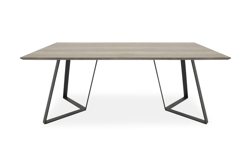 Malvina Spisebord 180 cm - Grå/Sort - Møbler - Borde - Spisebord og køkkenbord
