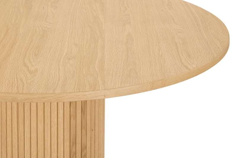 Noira Spisebord 120 cm Massivt Træ  Rundt - Natur - Møbler - Borde - Spisebord og køkkenbord