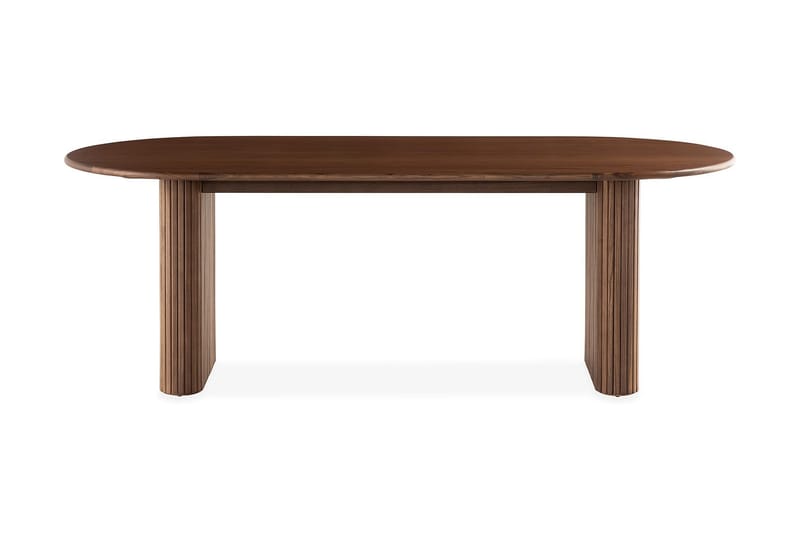 Noira Spisebord 220 cm Massiv Valnød - Brun - Møbler - Borde - Spisebord og køkkenbord