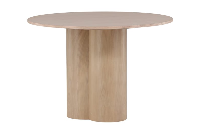 Olivero Spisebord 110 cm Rundt - Whitewash - Møbler - Borde - Spisebord og køkkenbord