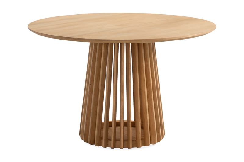 Peyra Spisebord 120  cm Rundt Eg - Natur - Møbler - Borde - Spisebord og køkkenbord
