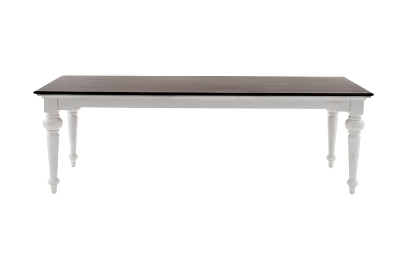 Provence Spisebord 240 cm - Hvid/Brun - Møbler - Borde - Spisebord og køkkenbord