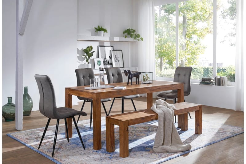 Ranveer Spisebord 120 cm - Træ/natur - Møbler - Borde - Spisebord og køkkenbord