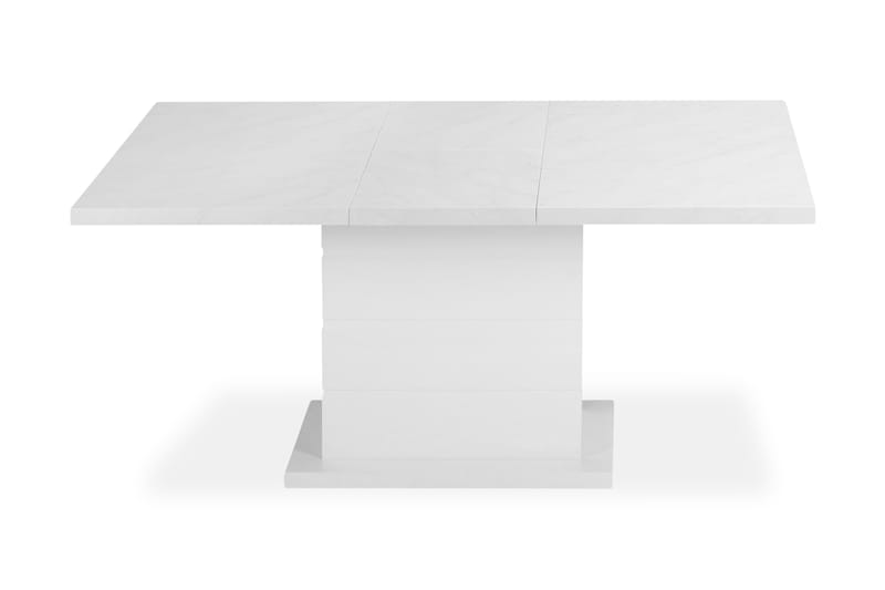Ratliff Spisebord 120 cm Udvideligt - Marmor/Hvid - Møbler - Borde - Spisebord og køkkenbord