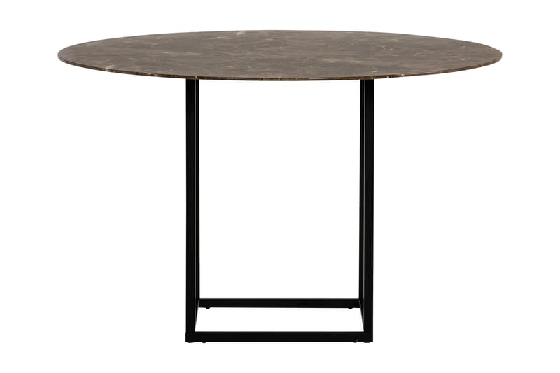 Riodelli Spisebord 120 cm Rundt - Brun/Sort - Møbler - Borde - Spisebord og køkkenbord