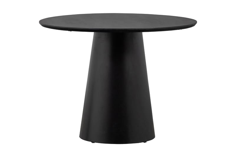 Sanitak Spisebord 102 cm Rund - Sort - Møbler - Borde - Spisebord og køkkenbord
