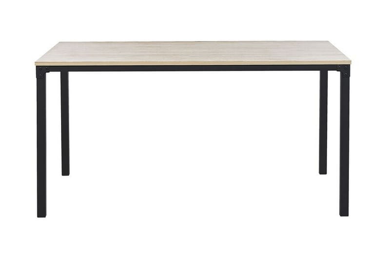 Shiro Spisebord 150 cm - Lyst Træ/Sort - Møbler - Borde - Spisebord og køkkenbord