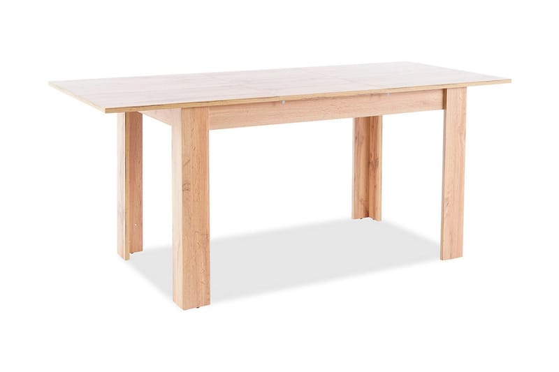 Sikamia Udvideligt Spisebord 120 cm - Sonomaeg/Hvidpigmenteret - Møbler - Borde - Spisebord og køkkenbord