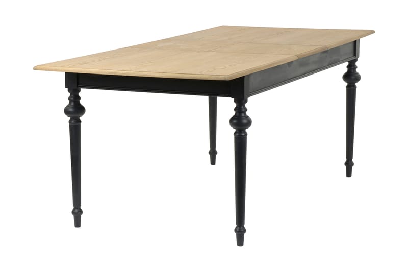 Spisebord 200 cm - Sort / Træ / Natur - Møbler - Borde - Spisebord og køkkenbord