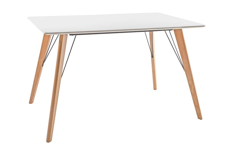 Spisebord HELENA HVID 120x80xH75cm - Møbler - Borde - Spisebord og køkkenbord