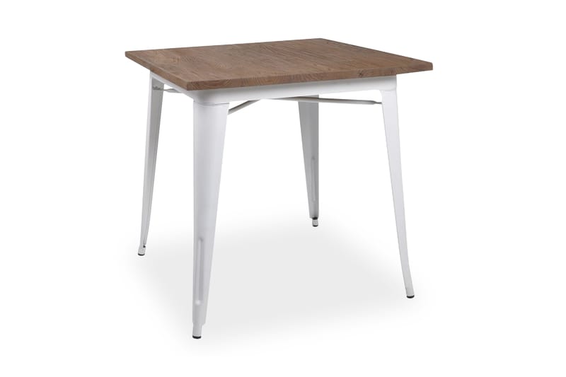 Spolabo Spisebord 75 cm - Hvid | Brun - Møbler - Borde - Spisebord og køkkenbord