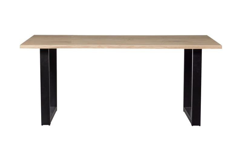 Tablo Spisebord U-formede ben 180 cm - Eg / sort - Møbler - Borde - Spisebord og køkkenbord