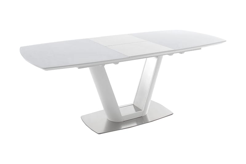 Vanita Udvideligt Spisebord 160 cm - Hvid - Møbler - Borde - Spisebord og køkkenbord
