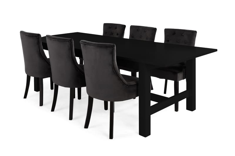Altea Spisebord med 6 Victoria lænestole - Havemøbler - Havebord - Spisebord