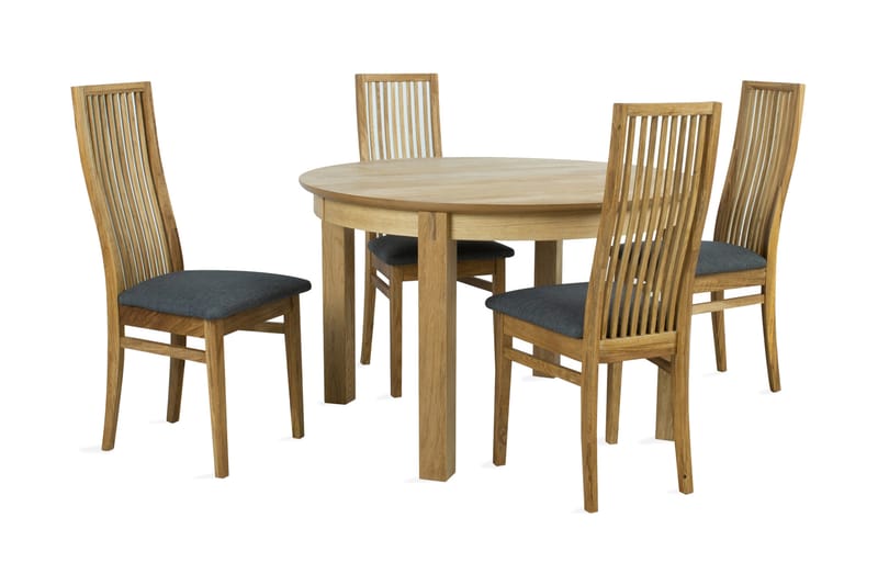 Chicago New Spisebordssæt med 4 stole - Møbler - Borde - Spisebordssæt