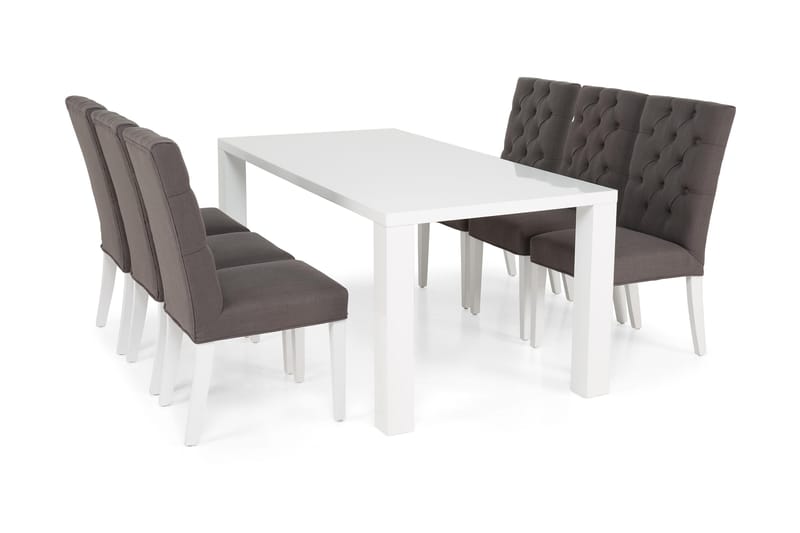 Cibus Spisebordssæt med 6 Jenny Stole - Møbler - Borde - Spisebordssæt