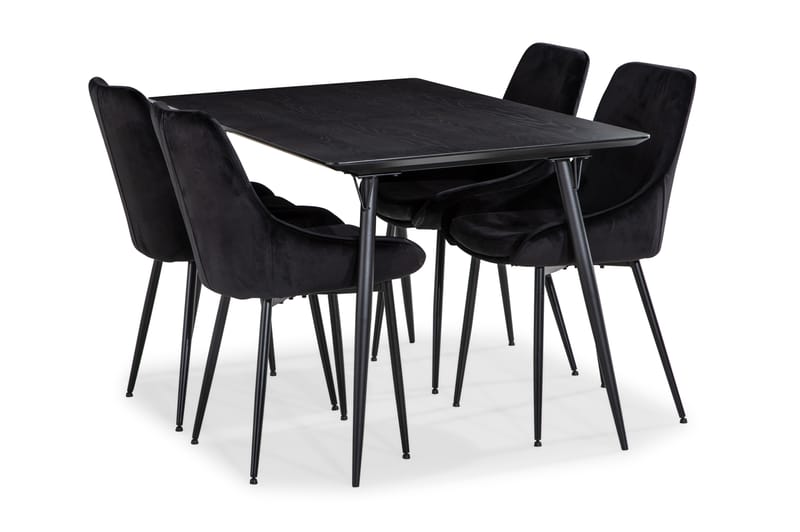 Lilo Spisebord 140 cm med 4 Alsarp Spisebordsstole - Møbler - Borde - Spisebordssæt