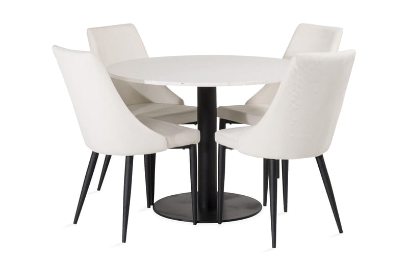 Runa Spisebord med Stol 4 stk - Møbler - Borde - Spisebordssæt