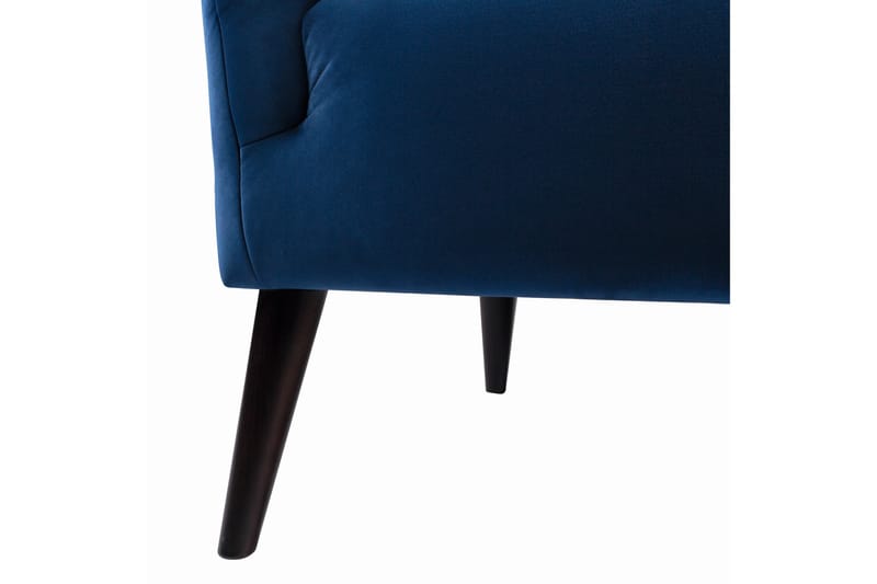 Hallhult Lænestol - Velour/Mørkeblå - Møbler - Lænestole & puffer - Velour Lænestol