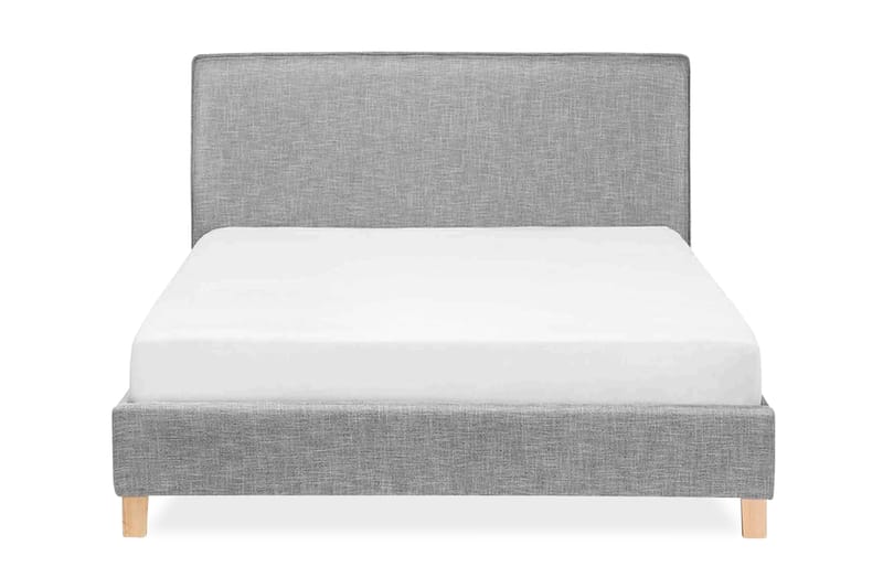Sennez Dobbelt seng 140 | 200 cm - Grå - Møbler - Senge - Boxmadras & Boxseng