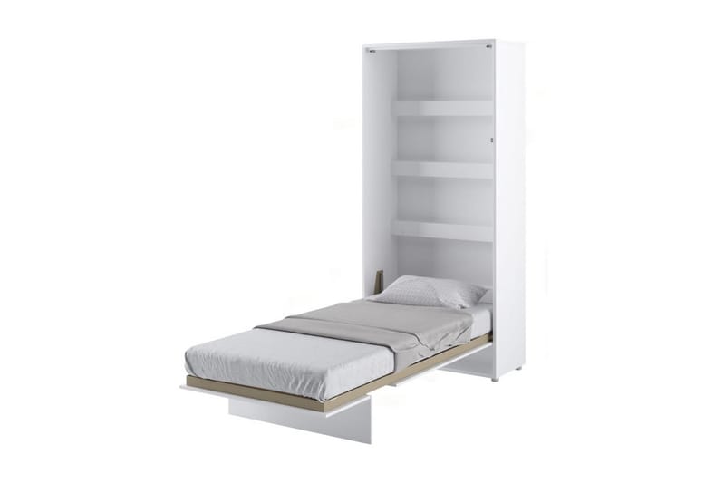Skabsseng 90x200 cm  Hvid  Bed Concept - Bed Concept - Møbler - Senge - Gæsteseng & ekstraseng - Sengeskab