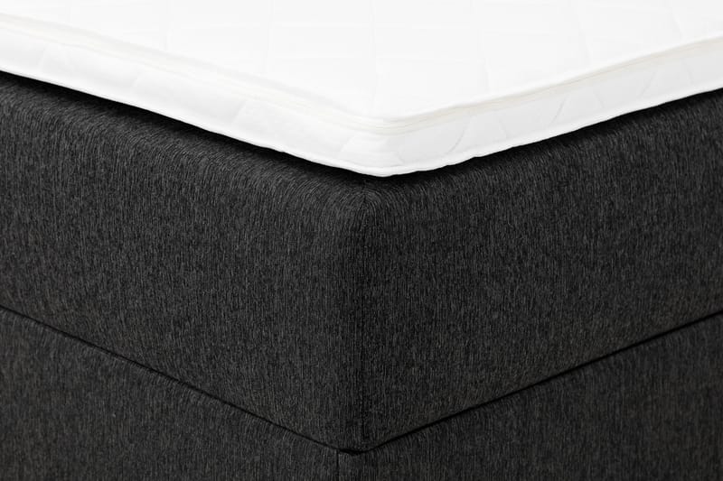 Boxy Box Bed 180x200 cm Seng med Opbevaring - Sort/Grå - Møbler - Senge - Seng med opbevaring