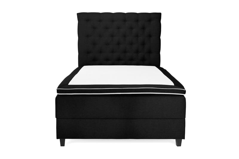 Royal Box Bed 140x200 - Sort - Møbler - Senge - Komplet sengepakke
