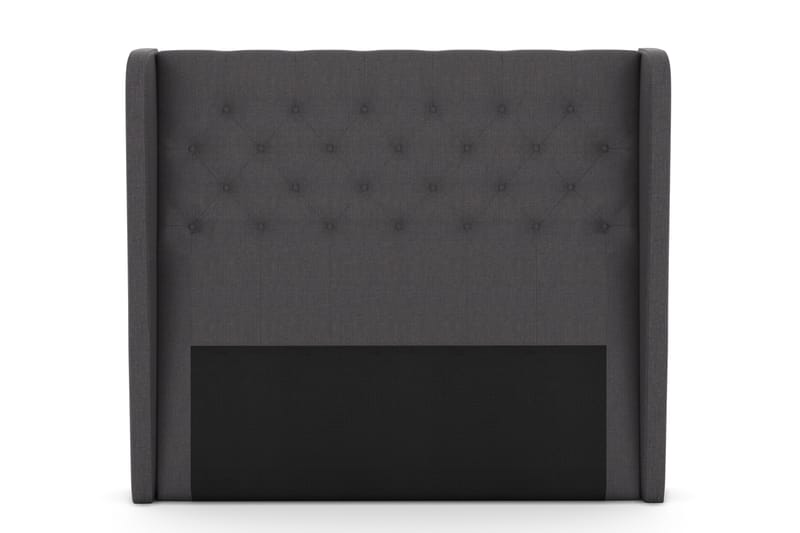 Select sengegavl 160 cm med sider - mørkegrå - Møbler - Senge - Sengegavle