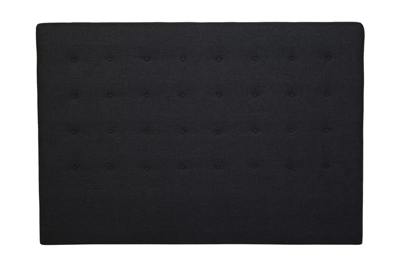 sengegavl 180 cm knapper - sort - Møbler - Senge - Sengegavle