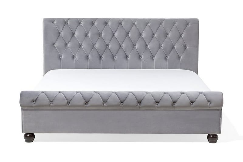 Avallon Dobbelt seng 140 | 200 cm - Grå - Møbler - Senge - Sengeramme & sengestel